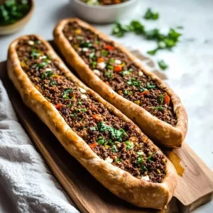 Lamb Mince Pide