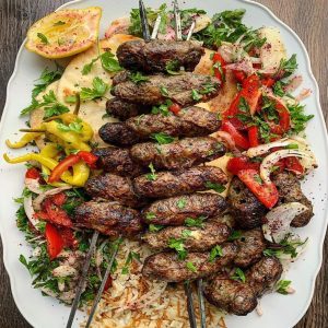 Small Beef And Lamb Kebab Meal