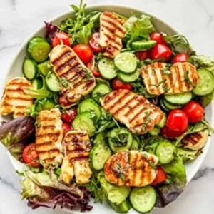 Grilled Halloumi Salad